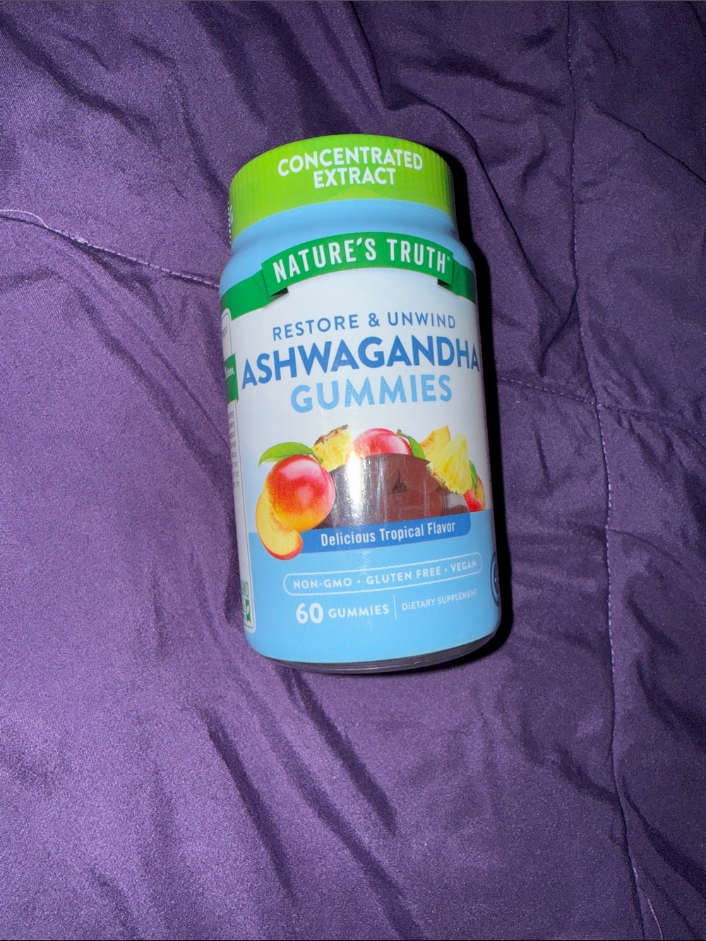 Ashwagandha Gummies tropical flavor